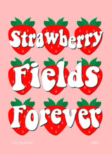 Load image into Gallery viewer, The Beatles "Strawberry Fields Forever" Lyric Print
