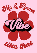 Load image into Gallery viewer, Taylor Swift "Karma" Lyrics Print