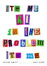 Load image into Gallery viewer, Taylor Swift "Anti-Hero" Lyric Print