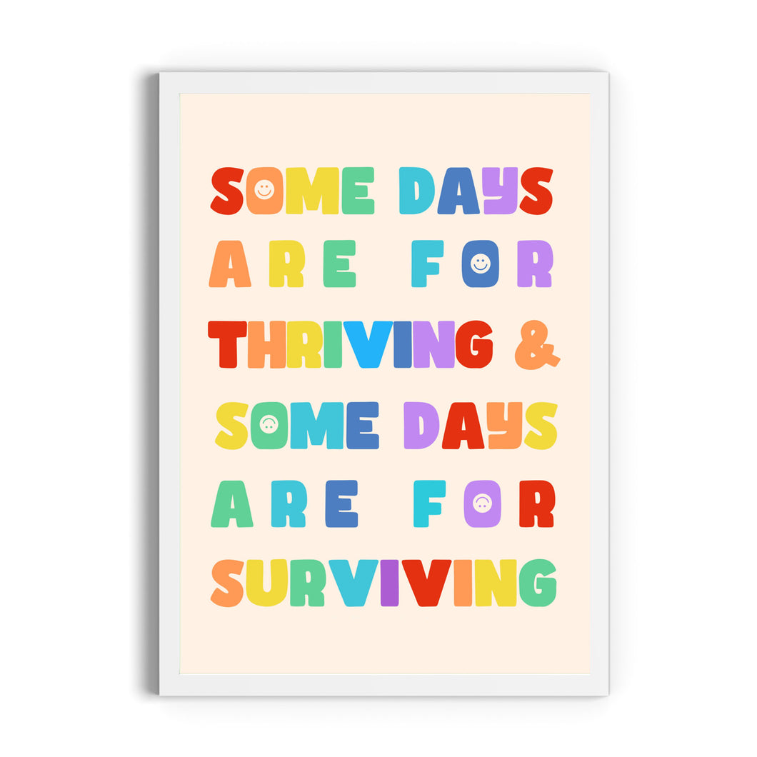 Thriving and Surviving Print
